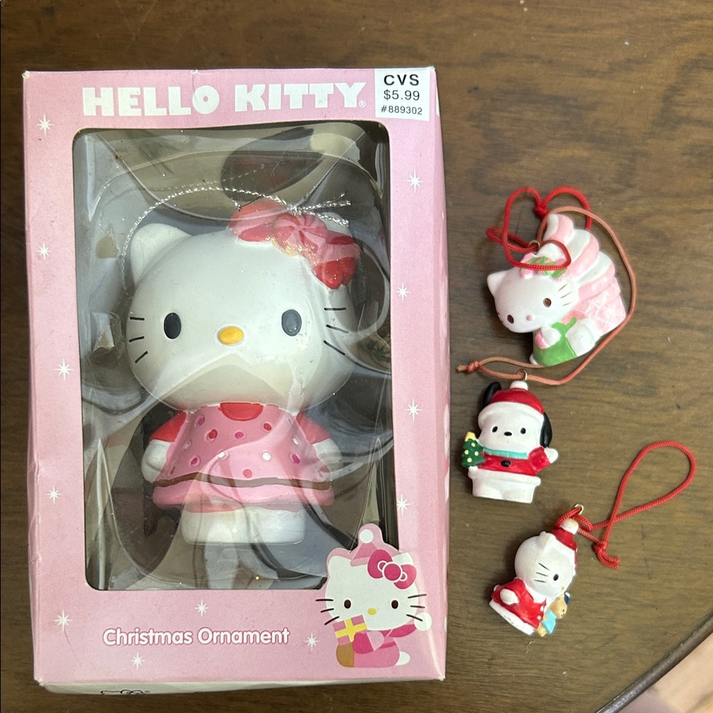 Hello Kitty Christmas Ornament Bundle